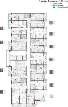 Студия квартира, вторичка, 32м2, 19/24 этаж