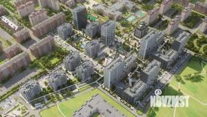 2-к квартира, строящийся дом, 54м2, 18/18 этаж