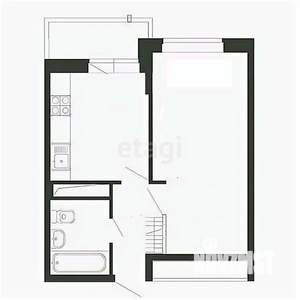 1-к квартира, вторичка, 36м2, 16/24 этаж