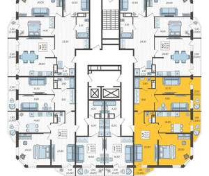 3-к квартира, вторичка, 103м2, 16/16 этаж
