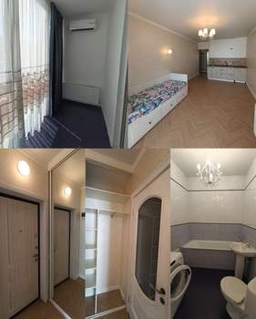 Студия квартира, вторичка, 30м2, 2/22 этаж