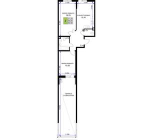 2-к квартира, вторичка, 70м2, 3/18 этаж