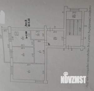 2-к квартира, вторичка, 53м2, 4/6 этаж