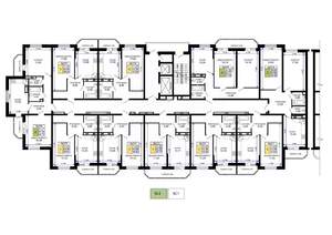 1-к квартира, вторичка, 45м2, 9/19 этаж