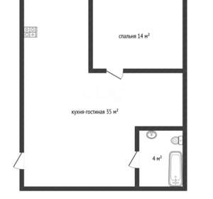2-к квартира, вторичка, 61м2, 3/6 этаж