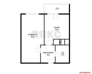 1-к квартира, вторичка, 31м2, 14/24 этаж