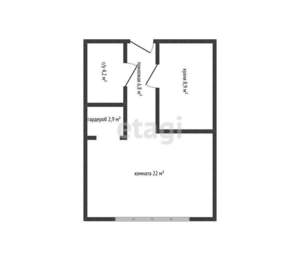 1-к квартира, вторичка, 40м2, 20/24 этаж