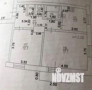 2-к квартира, вторичка, 50м2, 2/4 этаж