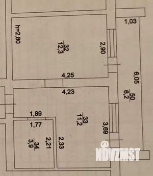 1-к квартира, вторичка, 27м2, 1/6 этаж