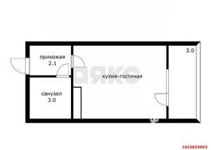 Студия квартира, вторичка, 16м2, 4/18 этаж