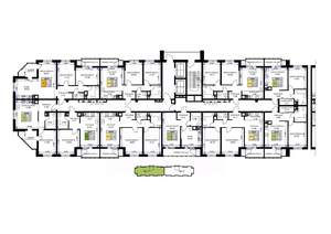 2-к квартира, вторичка, 64м2, 6/16 этаж