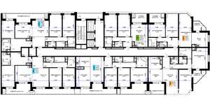 2-к квартира, вторичка, 66м2, 16/16 этаж