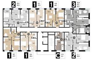 3-к квартира, вторичка, 70м2, 12/16 этаж