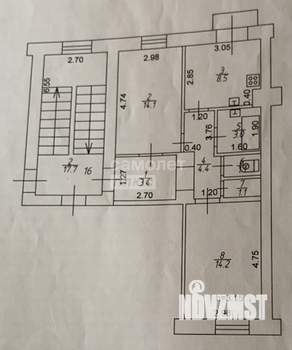 2-к квартира, вторичка, 50м2, 3/5 этаж