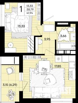 Фото квартиры на продажу (1)