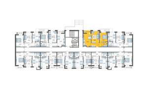 2-к квартира, вторичка, 53м2, 1/12 этаж