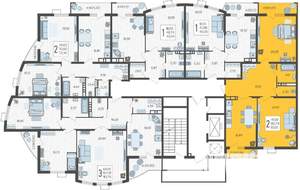 2-к квартира, вторичка, 83м2, 12/21 этаж