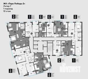 1-к квартира, вторичка, 39м2, 13/18 этаж