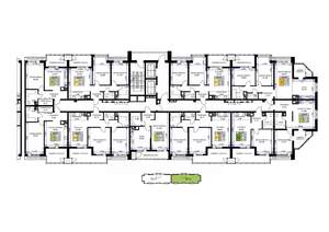 1-к квартира, вторичка, 51м2, 14/16 этаж