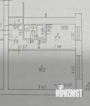 1-к квартира, вторичка, 32м2, 2/5 этаж