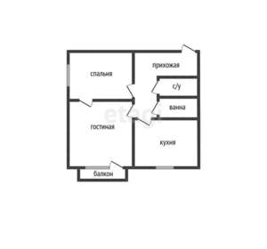 2-к квартира, вторичка, 38м2, 4/9 этаж