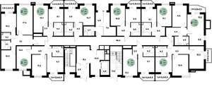 2-к квартира, вторичка, 45м2, 1/9 этаж