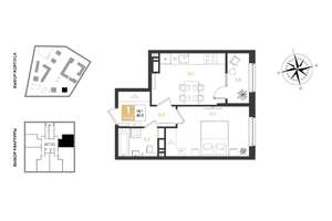 1-к квартира, вторичка, 41м2, 14/18 этаж