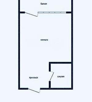 Студия квартира, вторичка, 24м2, 2/10 этаж
