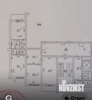 3-к квартира, вторичка, 80м2, 4/16 этаж