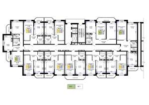 1-к квартира, вторичка, 45м2, 9/19 этаж