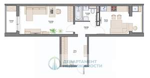 1-к квартира, вторичка, 47м2, 11/16 этаж