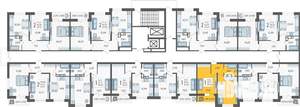 1-к квартира, вторичка, 35м2, 4/16 этаж
