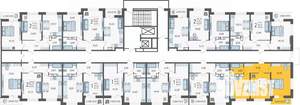 2-к квартира, вторичка, 52м2, 1/19 этаж