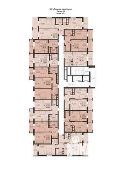 2-к квартира, вторичка, 67м2, 10/18 этаж