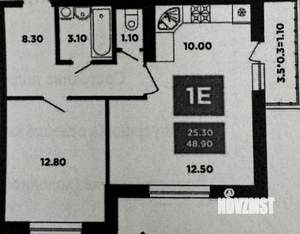2-к квартира, вторичка, 49м2, 4/9 этаж