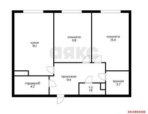 2-к квартира, вторичка, 60м2, 8/16 этаж