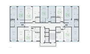 2-к квартира, вторичка, 56м2, 20/24 этаж
