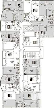 1-к квартира, строящийся дом, 40м2, 11/16 этаж