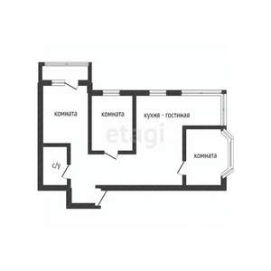 3-к квартира, вторичка, 67м2, 10/24 этаж