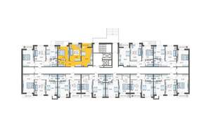 2-к квартира, вторичка, 53м2, 1/12 этаж