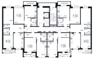 1-к квартира, вторичка, 48м2, 9/12 этаж