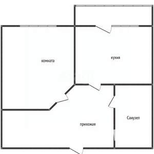1-к квартира, вторичка, 38м2, 15/16 этаж