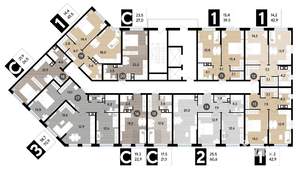 2-к квартира, вторичка, 61м2, 9/16 этаж