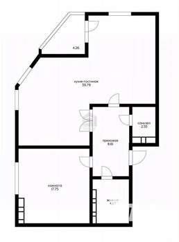 3-к квартира, вторичка, 130м2, 23/25 этаж