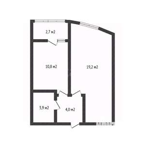 1-к квартира, вторичка, 38м2, 6/25 этаж
