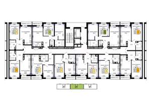 1-к квартира, вторичка, 35м2, 4/16 этаж