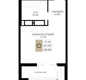 Студия квартира, вторичка, 30м2, 7/21 этаж
