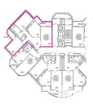 3-к квартира, сданный дом, 99м2, 13/24 этаж