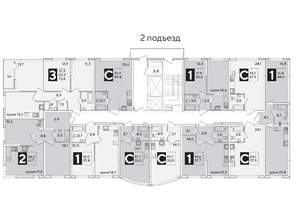 1-к квартира, вторичка, 37м2, 2/16 этаж