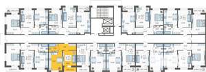 1-к квартира, вторичка, 36м2, 5/12 этаж